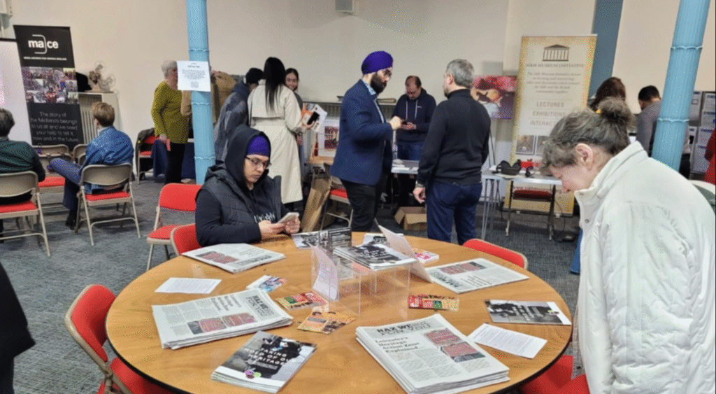 People at one of the Heritage fairs in Leicester