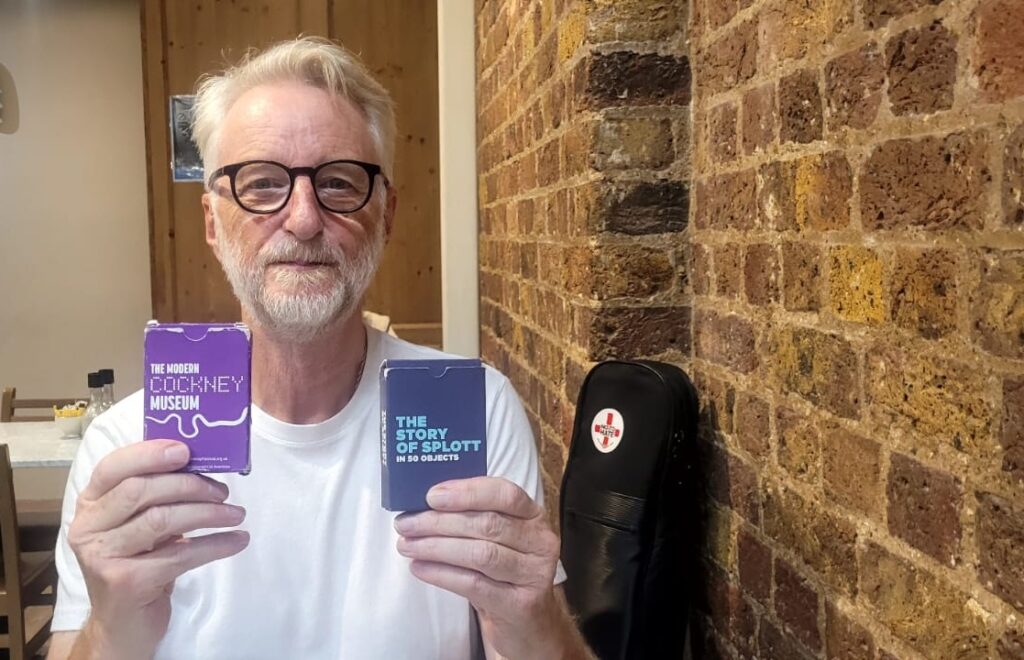 Billy Bragg supporting Grow Social Capital's pocket museum concpet